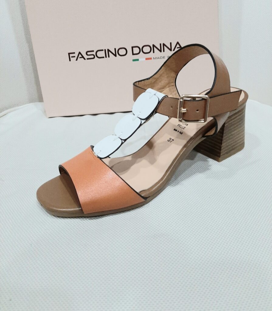 SANDALO CON TACCO FASCINO DONNA