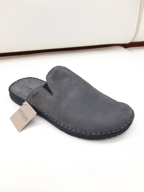 PANTOFOLA IN PELLE GRUNLAND UOMO
