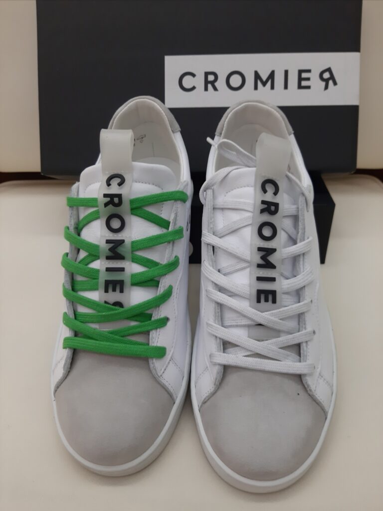 SNEAKERS ALPHA WHITE BLUE CROMIER UOMO