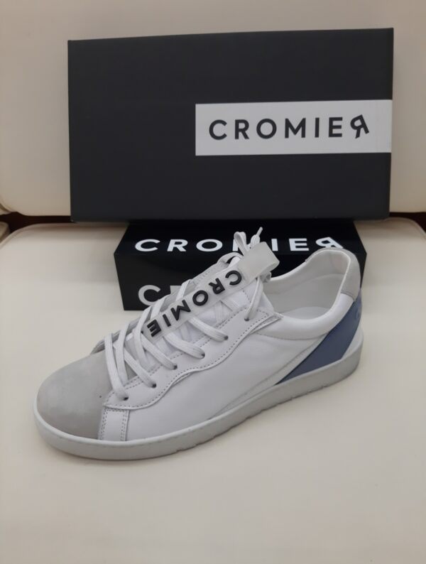 SNEAKERS ALPHA WHITE BLUE CROMIER UOMO