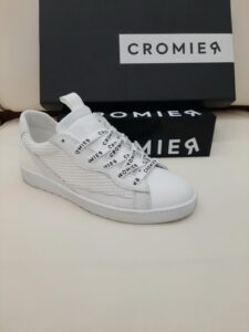 SNEAKERS IN PELLE ALPHA WHITE CROMIER DONNA