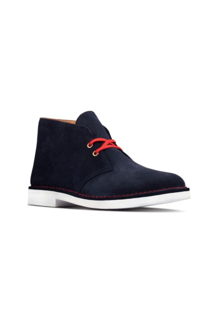 DESERT BOOT FONDO BIANCO CLARKS UOMO
