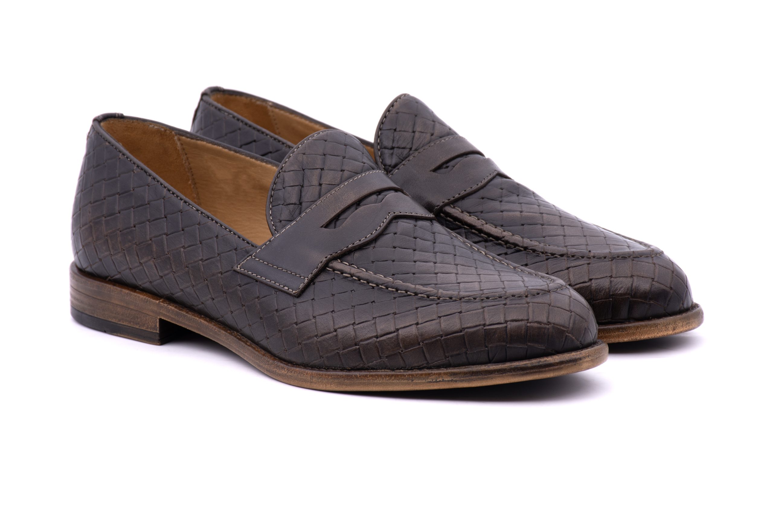 MOCASSINO INTRECCIATO SOLDINI ANTICA CUOIERIA UOMO