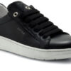 Sneaker in pelle con fondo basso exton uomo