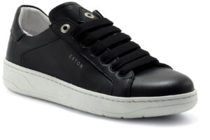 Sneaker in pelle con fondo basso exton uomo