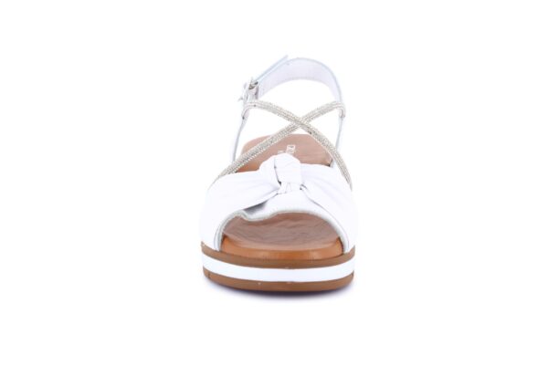 SANDALO ZEPPATO CON INCROCIO BRILLANTINATO FLOK GRUNLAND DONNA