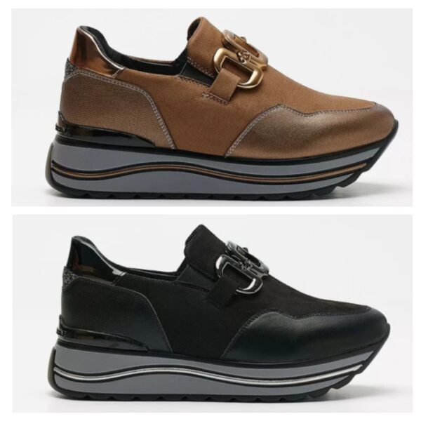SNEAKERS SENZA LACCI CON MORSETTO DONNA SERENA