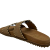 CIABATTA A DUE FASCE CON BORCHIE MIRROR MODE DONNA
