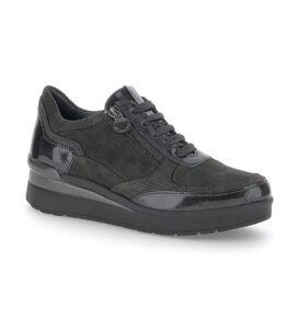 SNEAKERS ALLACCIATA CON ZIP LATERALE CREAM STONEFLY DONNA