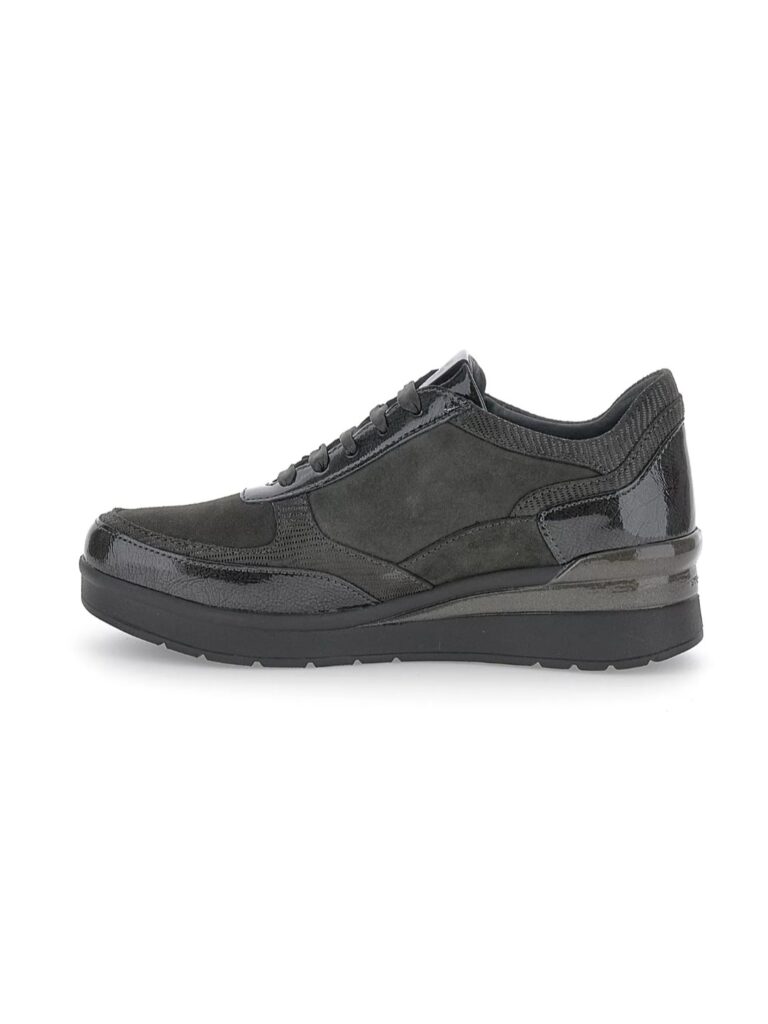 SNEAKERS ALLACCIATA CON ZIP LATERALE CREAM STONEFLY DONNA