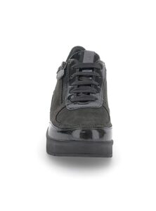 SNEAKERS ALLACCIATA CON ZIP LATERALE CREAM STONEFLY DONNA