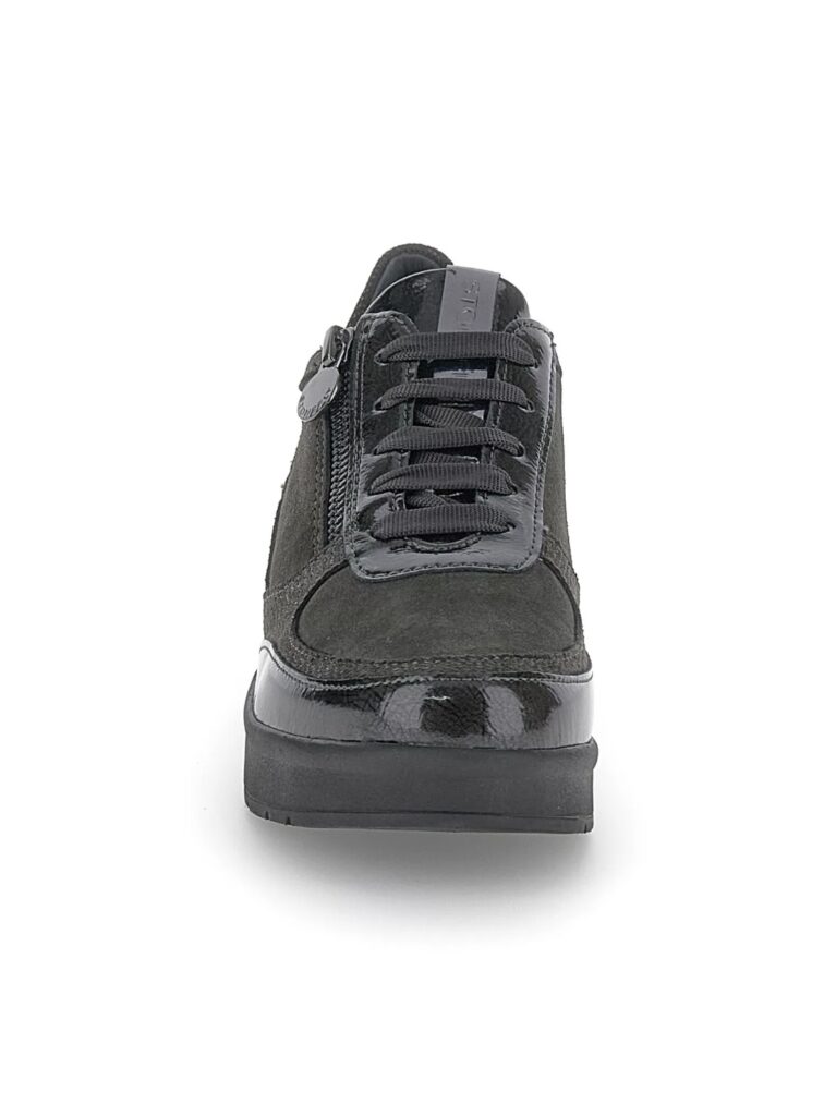 SNEAKERS ALLACCIATA CON ZIP LATERALE CREAM STONEFLY DONNA
