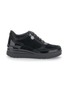 SNEAKERS ALLACCIATA CON ZIP LATERALE CREAM STONEFLY DONNA