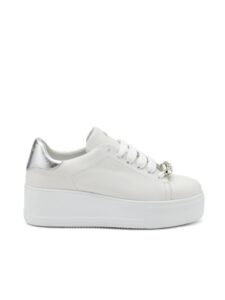SNEAKER ALLACCIATA CON GIOIELLO PLATFORM FRAU DONNA