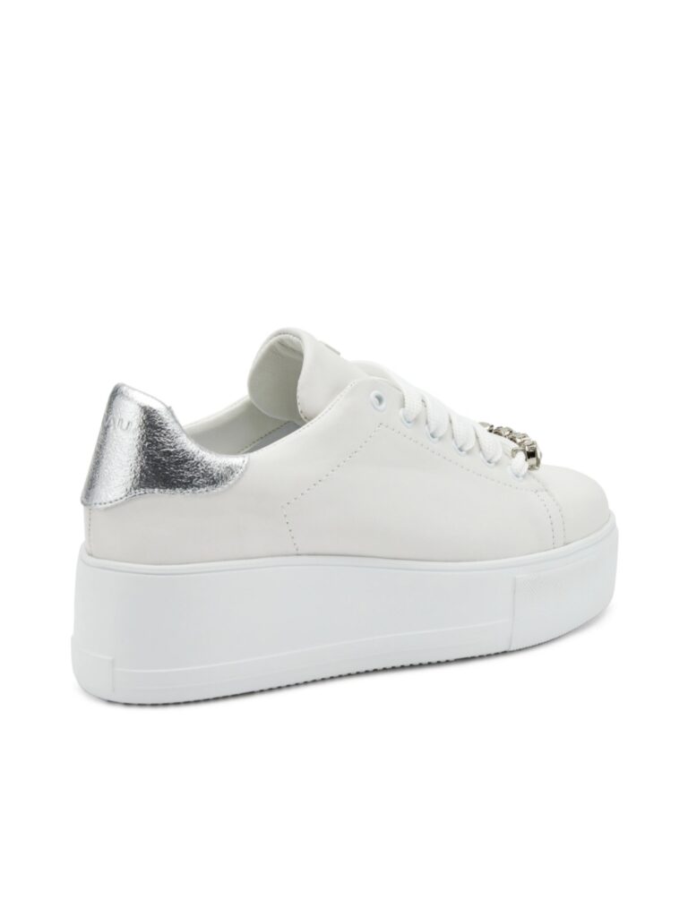 SNEAKER ALLACCIATA CON GIOIELLO PLATFORM FRAU DONNA