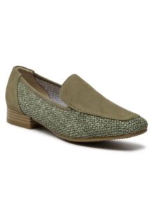 MOCASSINO IN RAFFIA CON PATTINA CAPRICE DONNA