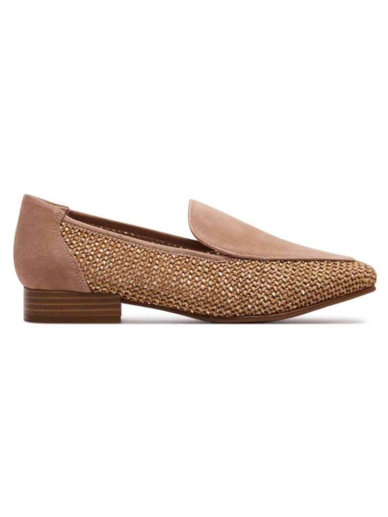 MOCASSINO IN RAFFIA CON PATTINA CAPRICE DONNA