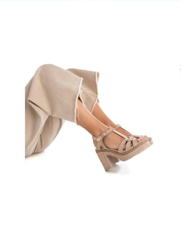 SANDALO CON TACCO E PLATEAU REFRESH DONNA