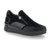 SNEAKERS A SLIP ON CON ZIP LATERALE CREAM STONEFLY DONNA