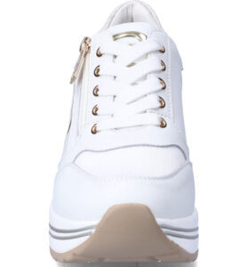 SNEAKER ALLACCIATA E ZIP LATERALE CON ZEPPA DONNA SERENA