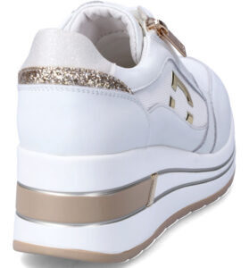 SNEAKER ALLACCIATA E ZIP LATERALE CON ZEPPA DONNA SERENA