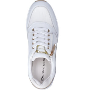 SNEAKER ALLACCIATA E ZIP LATERALE CON ZEPPA DONNA SERENA