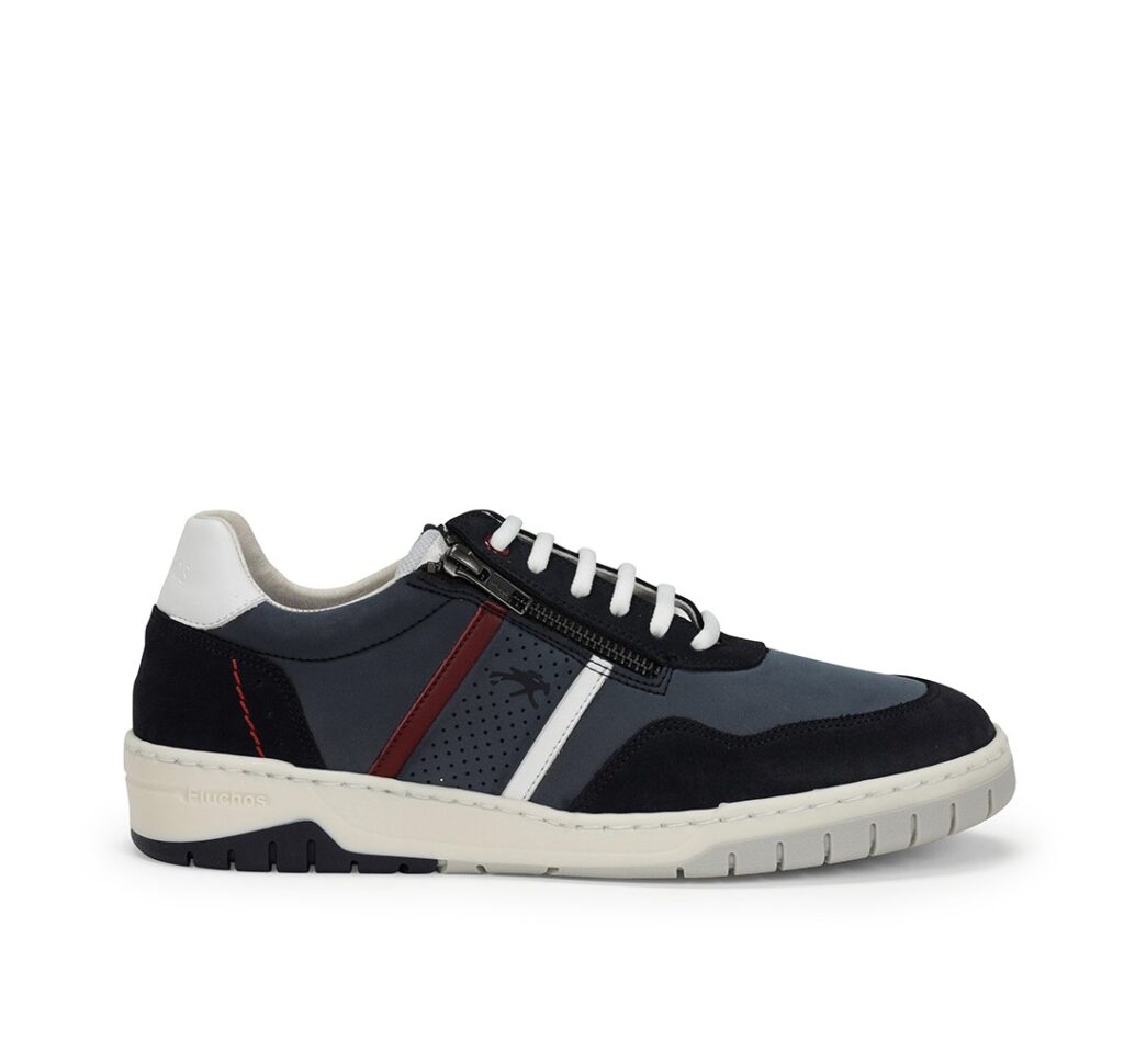 SNEAKERS CON LACCI E ZIP LATERALE ROGER FLUCHOS UOMO