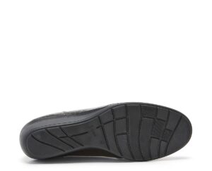 MOCASSINO CON ZEPPA IN VERNICE DECORATA CON FIBBIA 24HRS DONNA