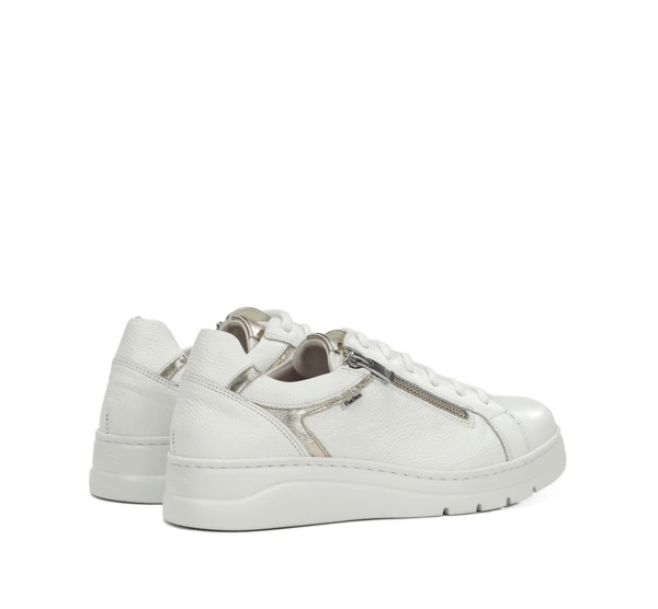 SNEAKERS ALLACCIATA CON ZIP LATERALE POMPAS FLUCHOS DONNA