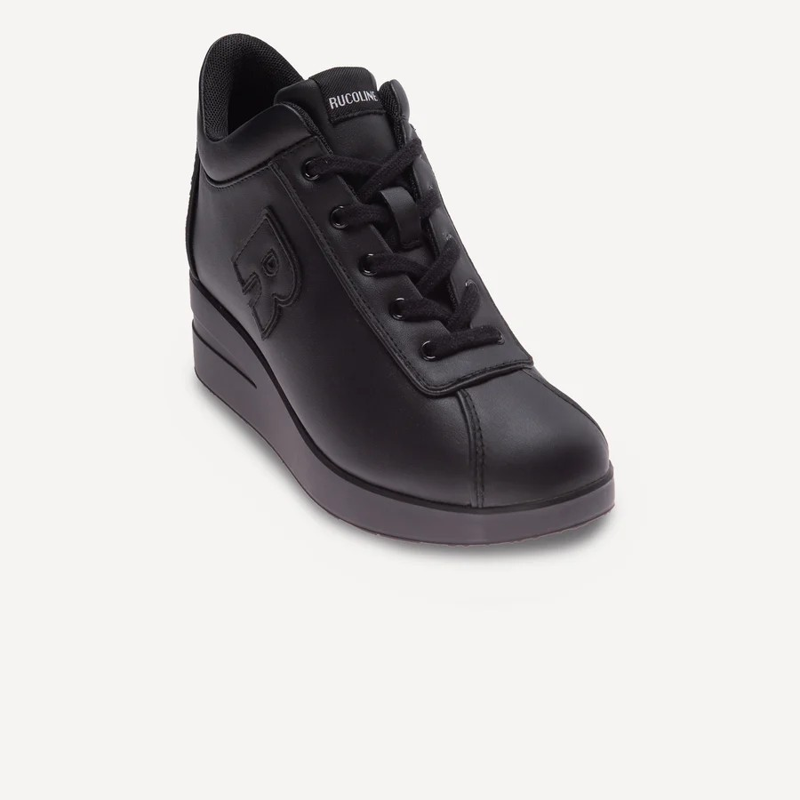 SNEAKERS ALLACCIATA E ZIP LATERALE CON ZEPPA MINNIE RUCOLINE